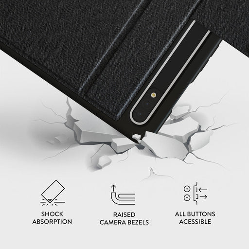 Golden Coral - Pink Samsung Galaxy Tab S9 FE Case 3