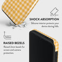 Tuscan Sun - Yellow Plaid Samsung Galaxy S24 Case 8