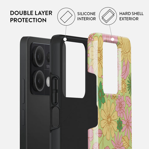 Amalfi Coast - Colorful Floral Xiaomi Redmi Note 13 5G Case 2