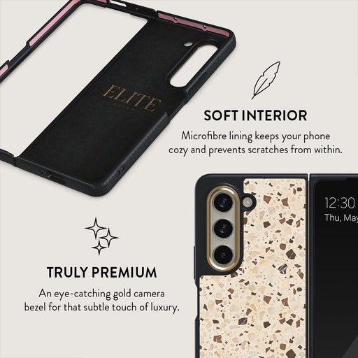 Distant Noise - Terazzo Samsung Galaxy Z Fold 5 Case 6