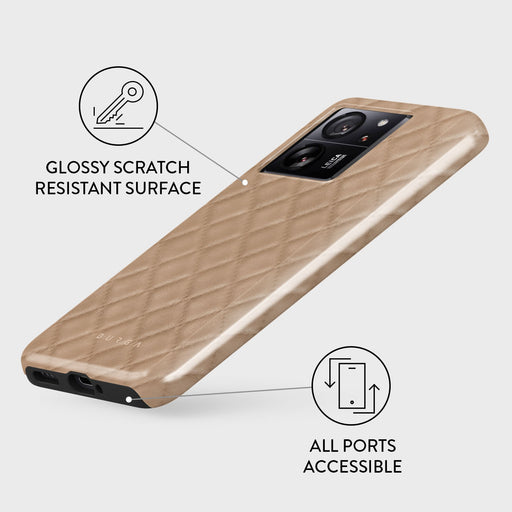 Simply Cream - Quilted Xiaomi 13T Pro Case 3