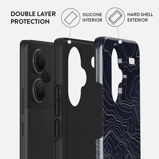 Drifting Shores - Line Art Xiaomi Redmi Note 13 Pro+ 5G Case 2