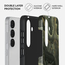 Misty Forest - Green Marble Samsung Galaxy S25 Plus Case 2
