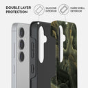 Misty Forest - Green Marble Samsung Galaxy S24 Case 6