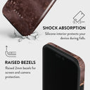 Fire Wood - Brown Marble iPhone 15 Pro Case 8