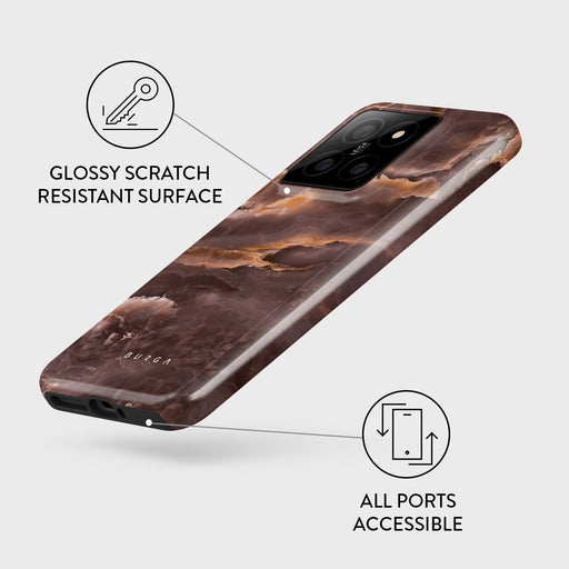 Fire Wood - Brown Marble Xiaomi 14 Case 3