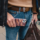 Fire Wood - Brown Marble iPhone 15 Pro Case 28