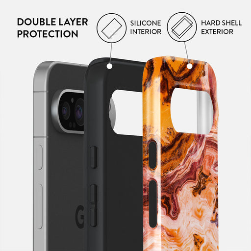 Pumpkin Spice - Orange Google Pixel 9 Pro XL Case 2