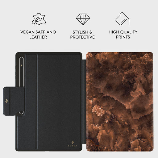 Toasted Chestnut - Brown Samsung Galaxy Tab S9 Ultra Case 2