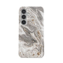 Snowstorm - Grey Marble Samsung Galaxy S24 Plus Case 5