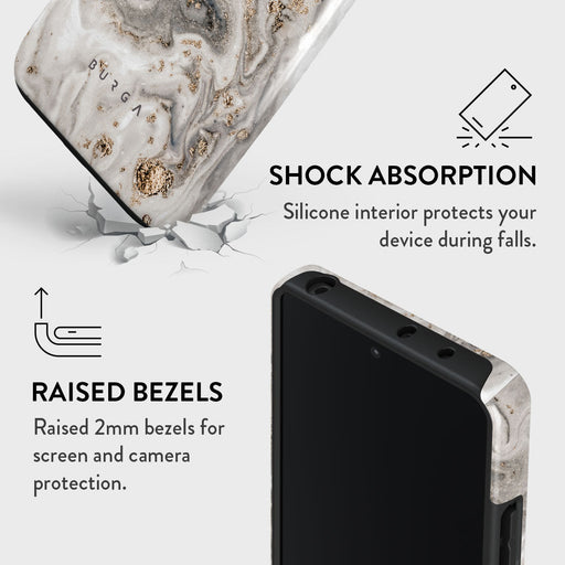 Snowstorm - Grey Marble Xiaomi Redmi Note 13 5G Case 4