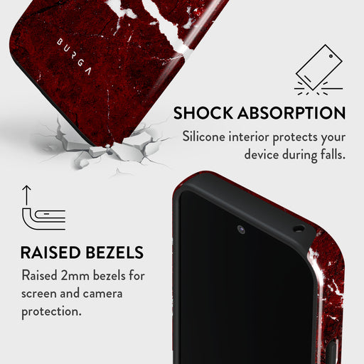 Iconic Red Ruby - Marble Google Pixel 9 Pro XL Case 4