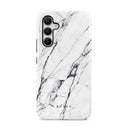 Satin White - Marble Samsung Galaxy A55 Case 1