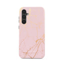 Peachy Gold - Pink Marble Samsung Galaxy S23 FE Case 1