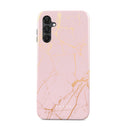 Peachy Gold - Pink Marble Samsung Galaxy A25 Case 1