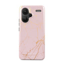 Peachy Gold - Pink Marble Xiaomi Redmi Note 13 Pro+ 5G Case