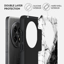 Fatal Contradiction - Black & White Marble OnePlus 13 Case 2