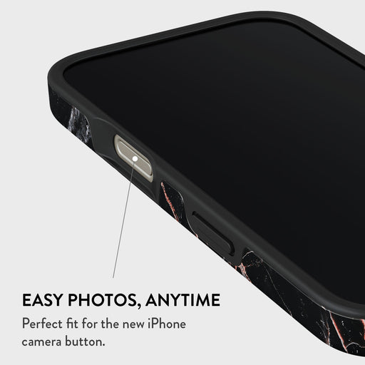 Rose Gold Marble - iPhone 16 Pro Case 5
