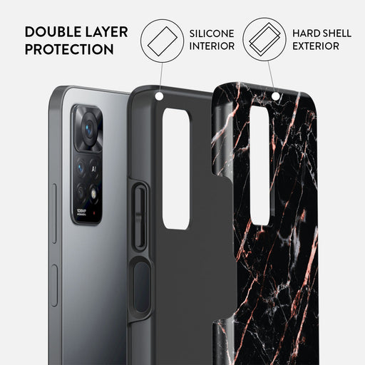 Rose Gold Marble - Xiaomi Redmi Note 11 Pro Case 2