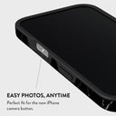 Noir Origin - Black Marble iPhone 16 Case 5