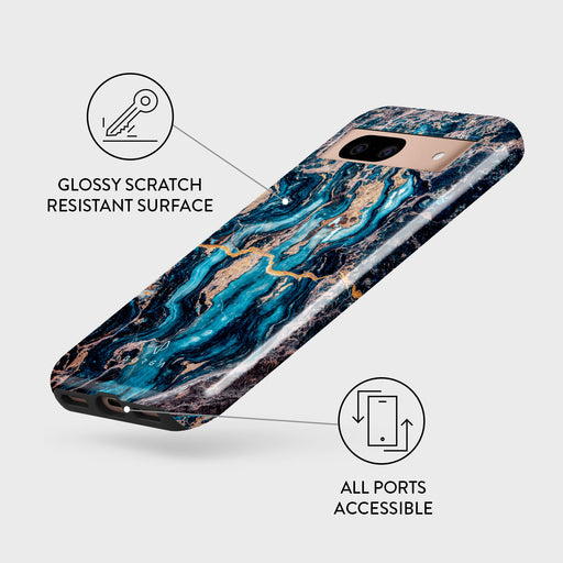 Mystic River - Blue Marble Google Pixel 8a Case 3