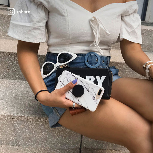 Satin White - Marble Samsung Galaxy Z Fold 4 Case 23