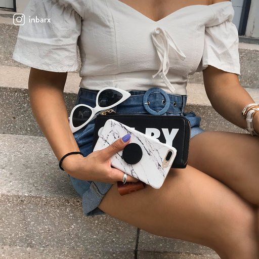 Satin White - Marble Samsung Galaxy A55 Case 7