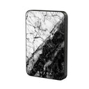 Fatal Contradiction - Black & White Marble Magnetic Power Bank 1