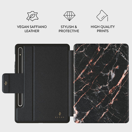 Rose Gold Marble - Samsung Galaxy Tab S9 FE Case 2
