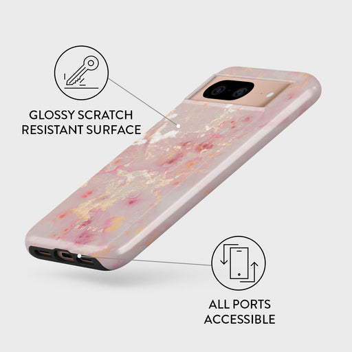 Golden Coral - Pink Google Pixel 8 Case 3
