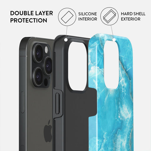 Ocean Waves - Blue iPhone 15 Pro Case 6