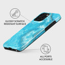 Ocean Waves - Blue iPhone 15 Pro Case 7