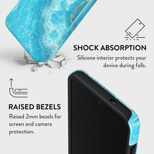 Ocean Waves - Blue Samsung Galaxy S25 Case 4