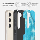 Ocean Waves - Blue Samsung Galaxy S23 Case 6