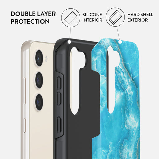 Ocean Waves - Blue Samsung Galaxy S23 Case 6