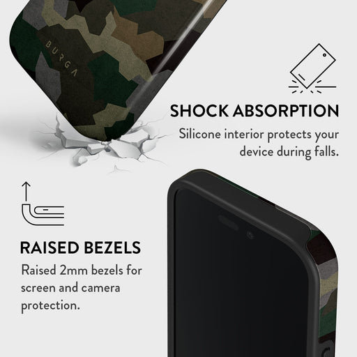 Tropical Green Camo - iPhone 16 Case 4