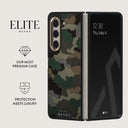 Tropical Green Camo - Samsung Galaxy Z Fold 5 Case 2
