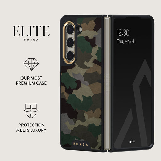 Tropical Green Camo - Samsung Galaxy Z Fold 5 Case 2