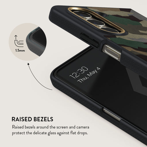 Tropical Green Camo - Samsung Galaxy Z Fold 5 Case 4