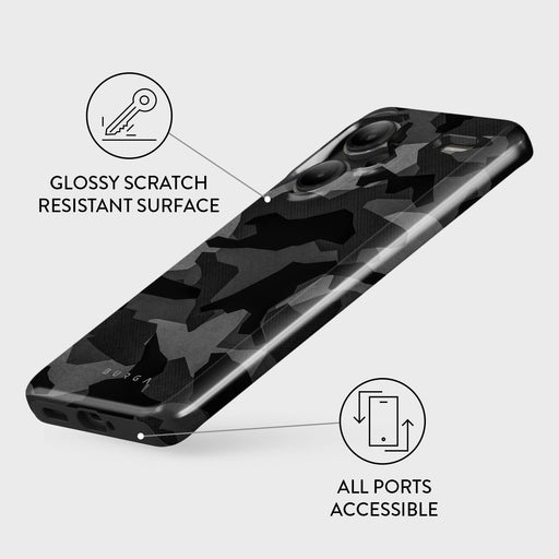 Night Black Camouflage - Xiaomi Redmi Note 13 Pro+ 5G Case 3
