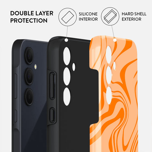 High Vibrations - Color Swirl Samsung Galaxy A35 Case 2