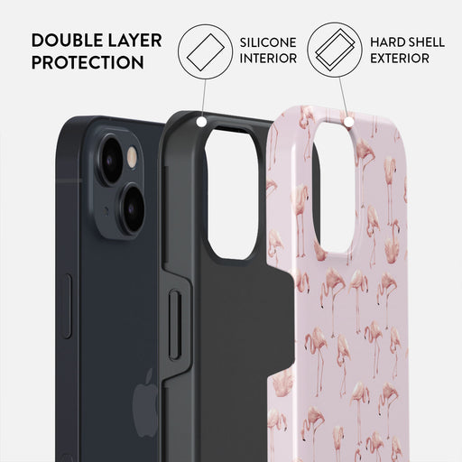 Nostalgic Pink - Flamingos iPhone 15 Case 6