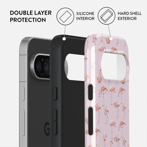Nostalgic Pink - Flamingos Google Pixel 9 Case 2