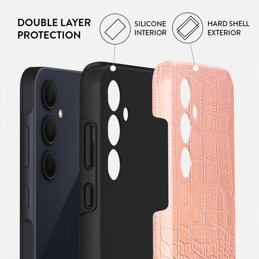Pink Croco - Samsung Galaxy A35 Case 2