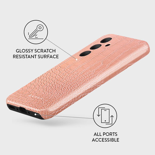 Pink Croco - Samsung Galaxy A35 Case 3