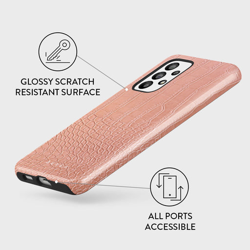 Pink Croco - Samsung Galaxy A23 4G / 5G Case 3