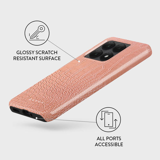 Pink Croco - Xiaomi 14T Case 3