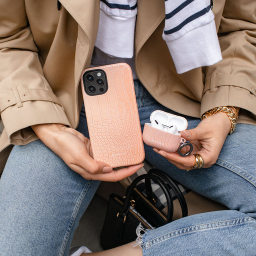 Pink Croco - Samsung Galaxy A35 Case 9