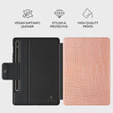 Pink Croco - Samsung Galaxy Tab S9+ FE Case 2