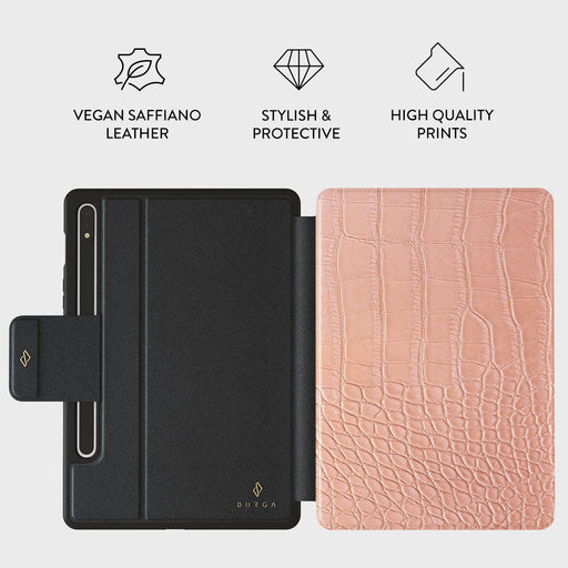Pink Croco - Samsung Galaxy Tab S9+ FE Case 2